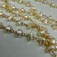 Layered Pearl Chain Necklace Gold Tone | Minimal Bridal Pearl Necklace | Wedding & Festive Statement Jewelry