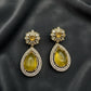 Teardrop Earrings • Kundan Pearl Dangle Earrings • Bridal Statement Jewelry • 7 Color Options