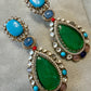 Kundan Teardrop Earrings | Multicolor Crystal Bridal Jewelry