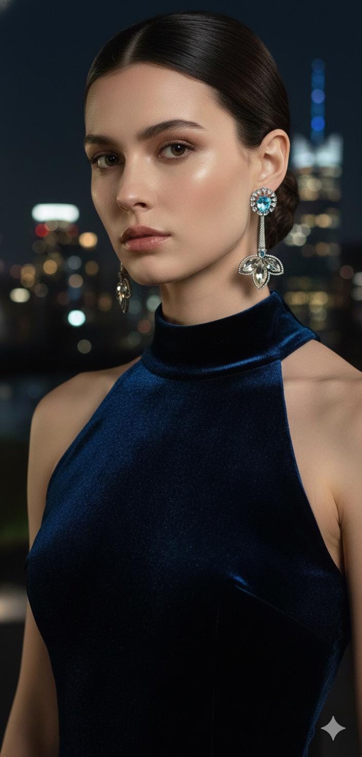 Aqua Blue Cz Stone Drop Earrings • Floral Statement Earrings with Clear Marquise Stones • Luxury Evening & Bridal Jewelry