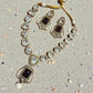 Bollywood Ethnic kundun set with purple stones