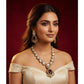 Bollywood Ethnic kundun set with purple stones