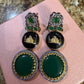 Luxury Panther Zircon Studs | Indian Ethnic Jewelry