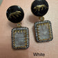 Bollywood Glam: Luxury Earrings Cz stones with lion head antique finish