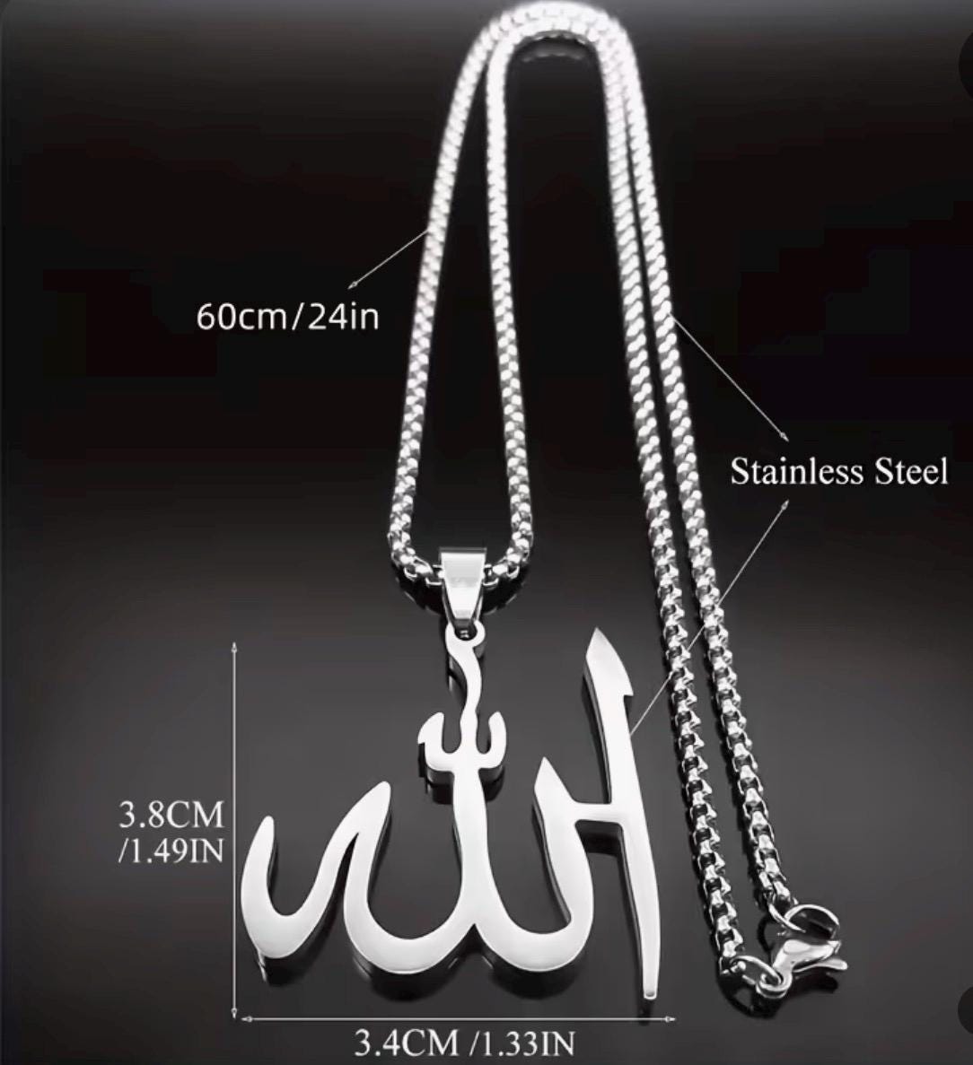 Allah pendent beautifully crafted Eid Gift,party wear.