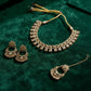 Kundan Choker Necklace Set with Earrings and Maang Tikka, Indian fashion Jewelry