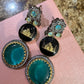 Luxury Panther Zircon Studs | Indian Ethnic Jewelry
