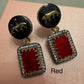 Bollywood Glam: Luxury Earrings Cz stones with lion head antique finish