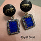 Bollywood Glam: Luxury Earrings Cz stones with lion head antique finish