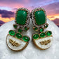 Bollywood Glam: Luxury Earrings Cz stones with lion head antique finish