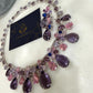 Elegant Multi-Stone Statement Necklace Set