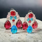 Sparkling Teardrop Crystal Earrings | Luxury Statement Drop Earrings | 6 Color Options | Bridal & Party Jewelry