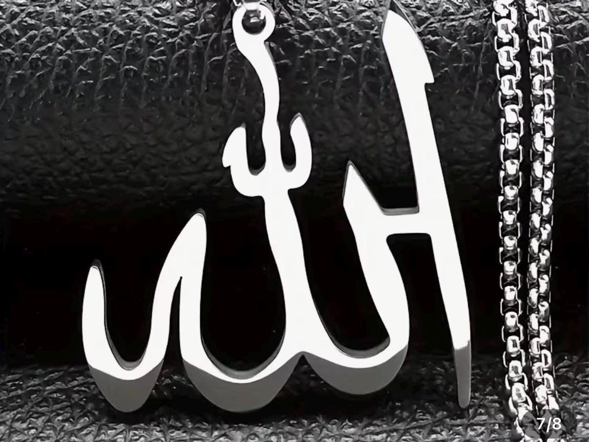 Allah pendent beautifully crafted Eid Gift,party wear.