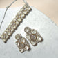 Kundan Crystal Choker Necklace and Earrings Set – Gold Bridal Statement Jewelry