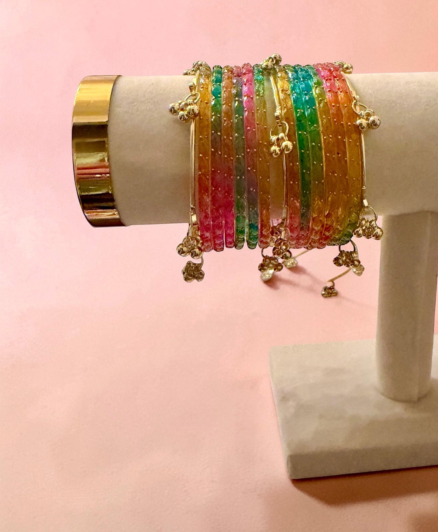 Viral Kashmiri bangles rainbow multi | Indian | Pakistani | Women's Jewelry