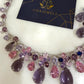 Elegant Multi-Stone Statement Necklace Set