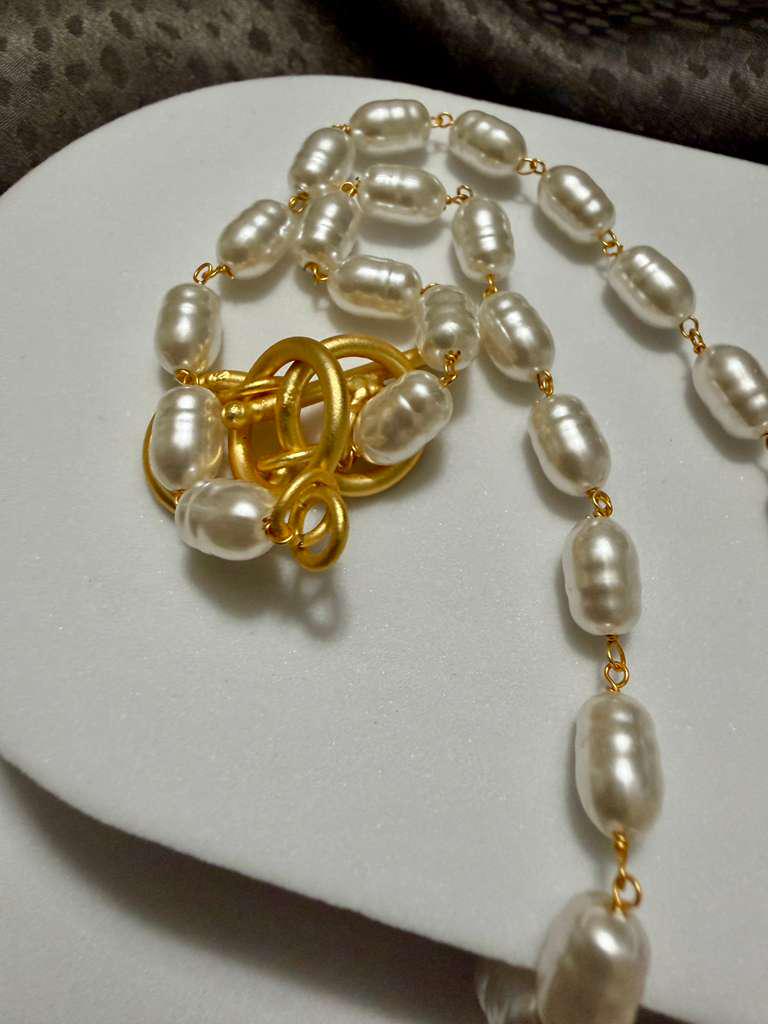 Floral Pearl Pendant Necklace and Earrings Set – Vintage Style Bridal Jewelry