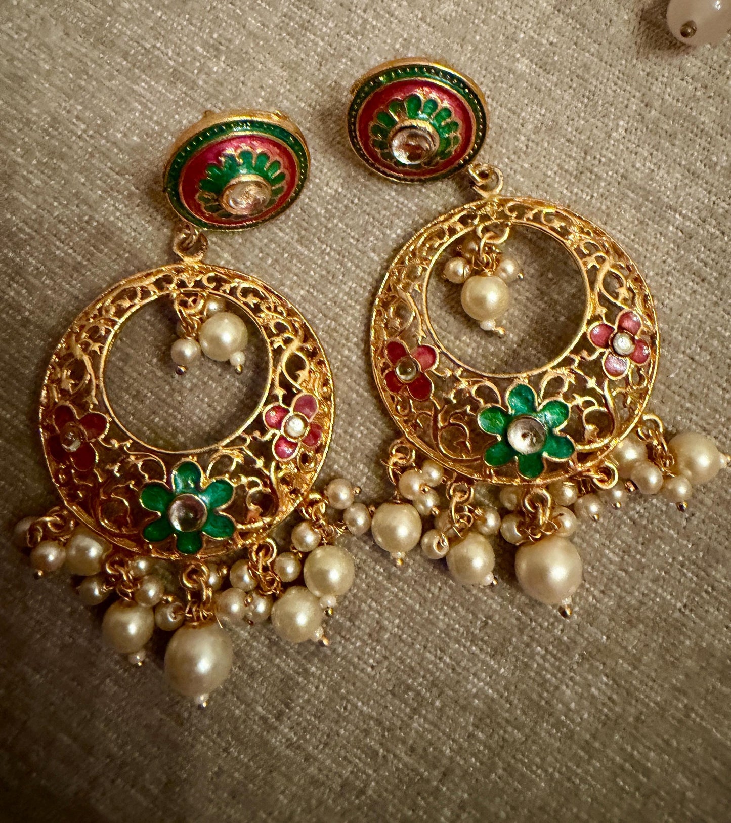 Bollywood Designer Dangle Jewelry for Women, Elegant Statement Earrings