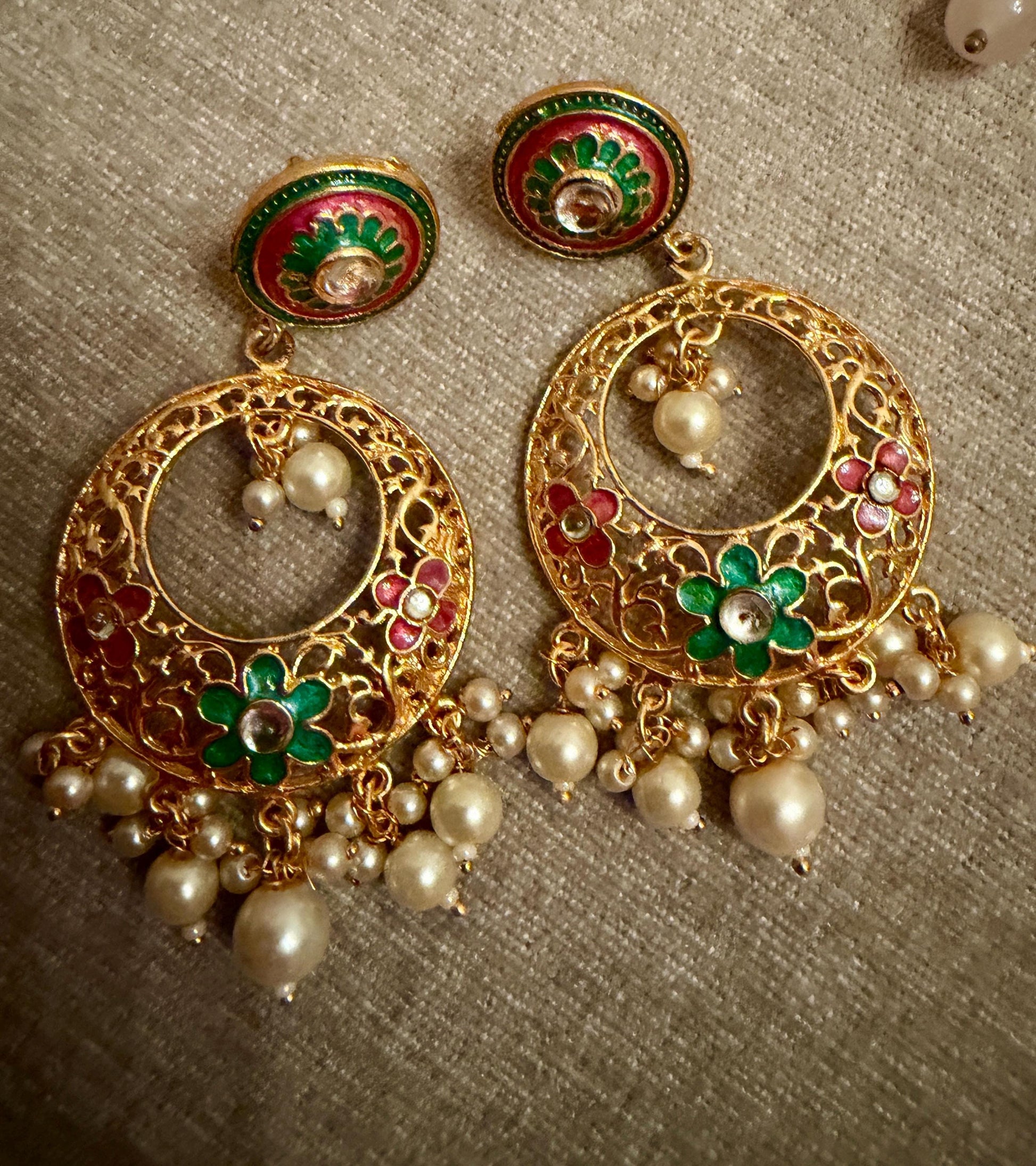 Bollywood Designer Dangle Jewelry for Women, Elegant Statement Earrings