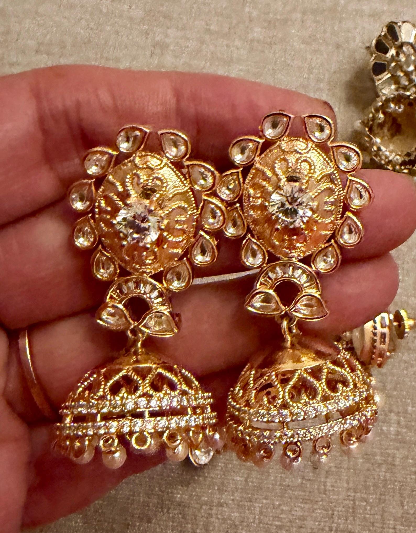 Bollywood Designer Dangle Jewelry for Women, Elegant Statement Earrings