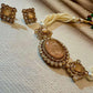 Pearl Strand Necklace Set Bridal Jewelry Multi Layer Beaded Necklace