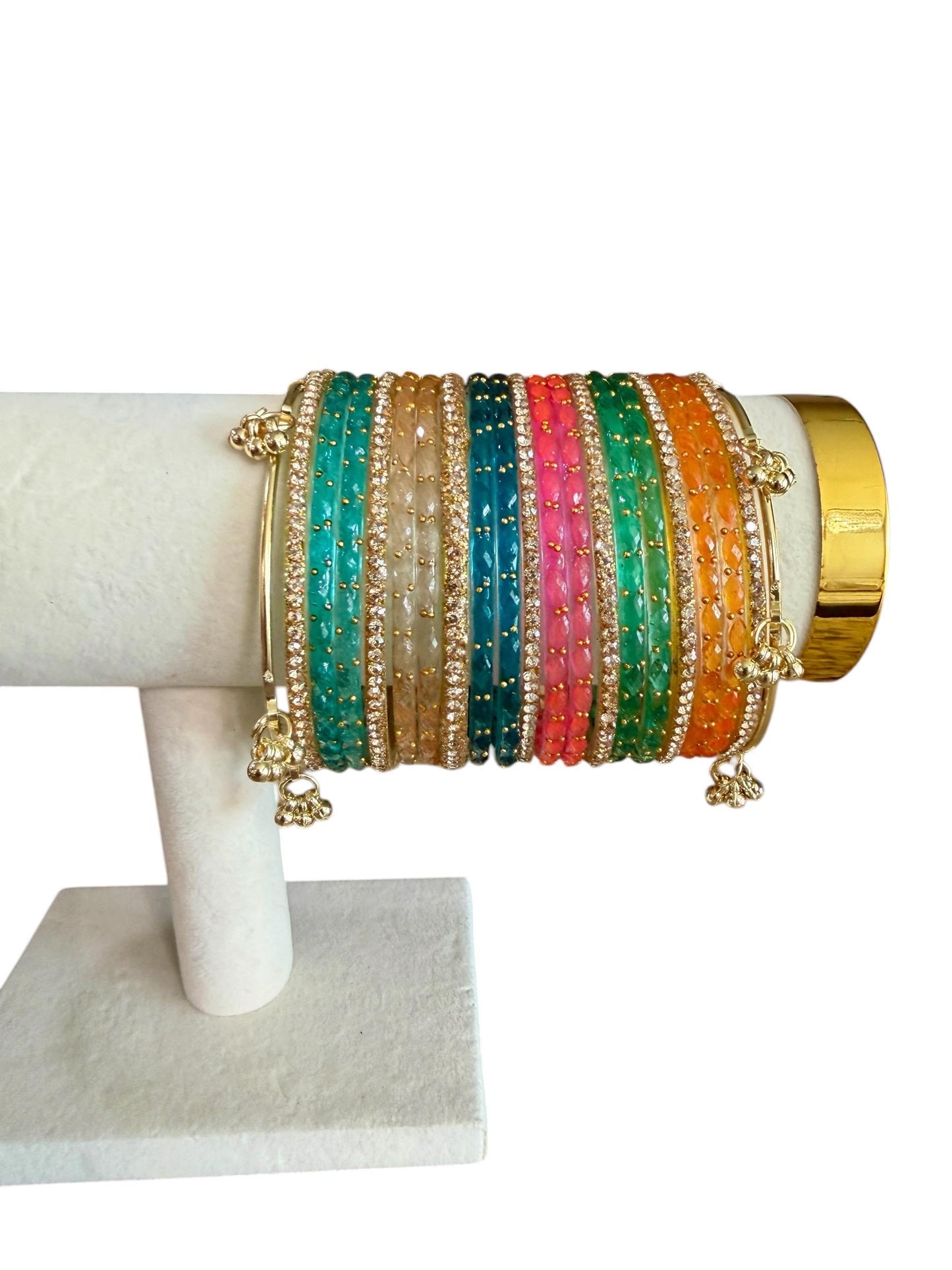 Viral Kashmiri bangles rainbow multi | Indian | Pakistani | Women's Jewelry