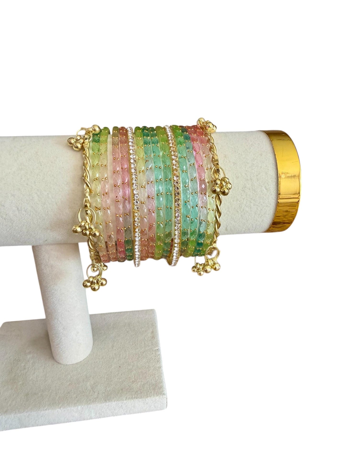 Viral Kashmiri bangles rainbow multi | Indian | Pakistani | Women's Jewelry