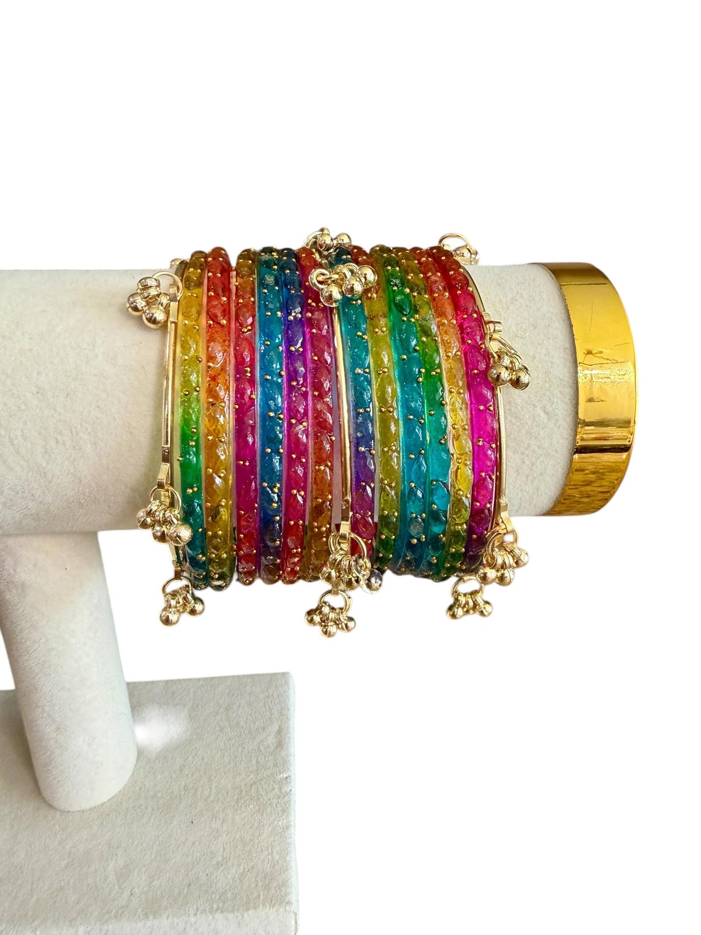 Viral Kashmiri bangles rainbow multi | Indian | Pakistani | Women's Jewelry