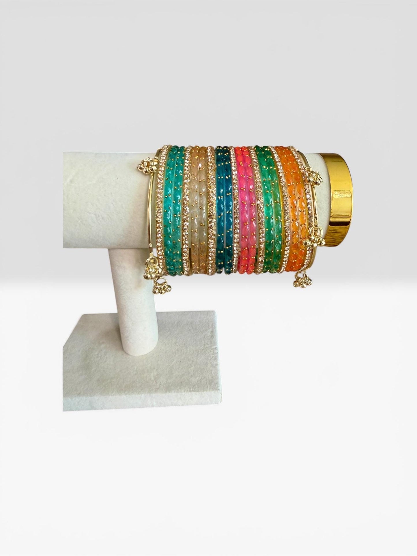 Viral Kashmiri bangles rainbow multi | Indian | Pakistani | Women's Jewelry