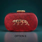 Sabyasachi Inspired Bridal Clutch, Indian Wedding Potli Bag, Embroidered Evening Purse (20 Colors)