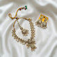 Kundan Pearl Bridal Jewelry Set Gold Necklace Earrings Set