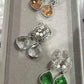Cubic Zarconia Earrings Statement Earrings Silver Wedding Jewelry