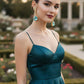 Blue CZ Stone Drop Earrings: Gold Bridal Wedding Statement Jewelry