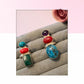 Silver plated natural Multi Stone Statement Ring Adjustable Gemstone Ring Turquoise Coral
