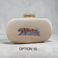Sabyasachi Inspired Bridal Clutch, Indian Wedding Potli Bag, Embroidered Evening Purse (20 Colors)