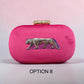 Sabyasachi Inspired Bridal Clutch, Indian Wedding Potli Bag, Embroidered Evening Purse (20 Colors)