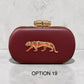 Sabyasachi Inspired Bridal Clutch, Indian Wedding Potli Bag, Embroidered Evening Purse (20 Colors)