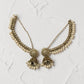 Kundan Pearl Jhumka Necklace Set Indian Bridal Jewelry