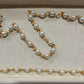 Gold Beaded Pearl Necklace: Minimalist Elegant Jewelry