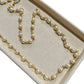 Gold Beaded Pearl Necklace: Minimalist Elegant Jewelry