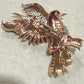 Rhinestone Bird Brooch: Gold Crystal Statement Pin – Elegant Nature Inspired Jewelry