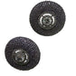 Lavender Crystal Dome Stud Earrings Luxury Pave Statement Earrings