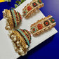 Colorful Traditional Jhumka Earrings Indian Bridal Earrings Ethnic Statement Jewelry