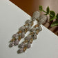 Champagne Crystal Chandelier Earrings Luxury Statement Earrings Long Dangle Bridal Earrings