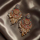 Royal Chandbali Statement Earrings Gold Polki Bridal Earrings Pearl