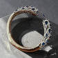 Midnight Royale Open Cuff Bracelet Blue Statement Bangle Luxury Evening Bracelet