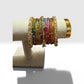 Multi moon glass Bangles Set | Indian | Pakistani | Women's Jewelry