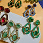 Colorful Enamel Drop Earrings Statement Designer Earrings Modern Jewelry Gift for Women – 6 Colors Available