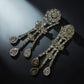Vintage Inspired Bridal Chandelier Earrings, Pear Cut CZ Dangle Earrings, Glamorous Wedding Jewelry