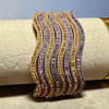 Crystal Bangle Set, Pastel Statement Bangles, Modern Festival Jewelry for Women